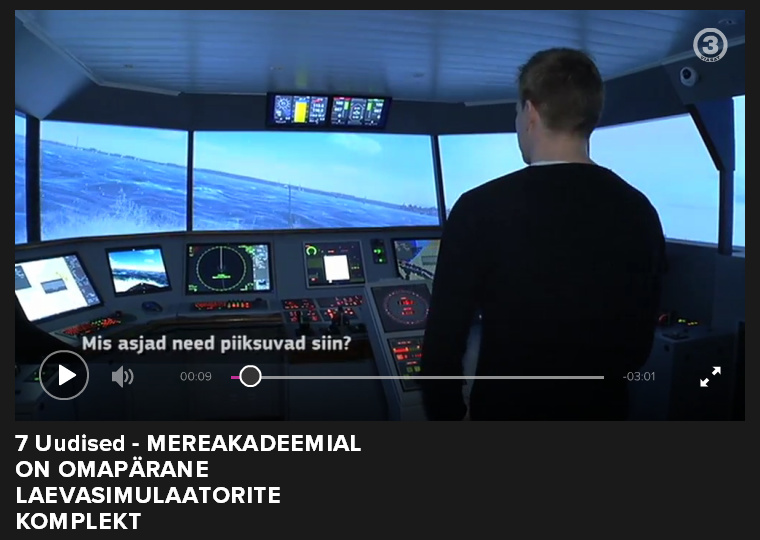 TV3 Play saatelõik mereakadeemia laevade simulaatorist
